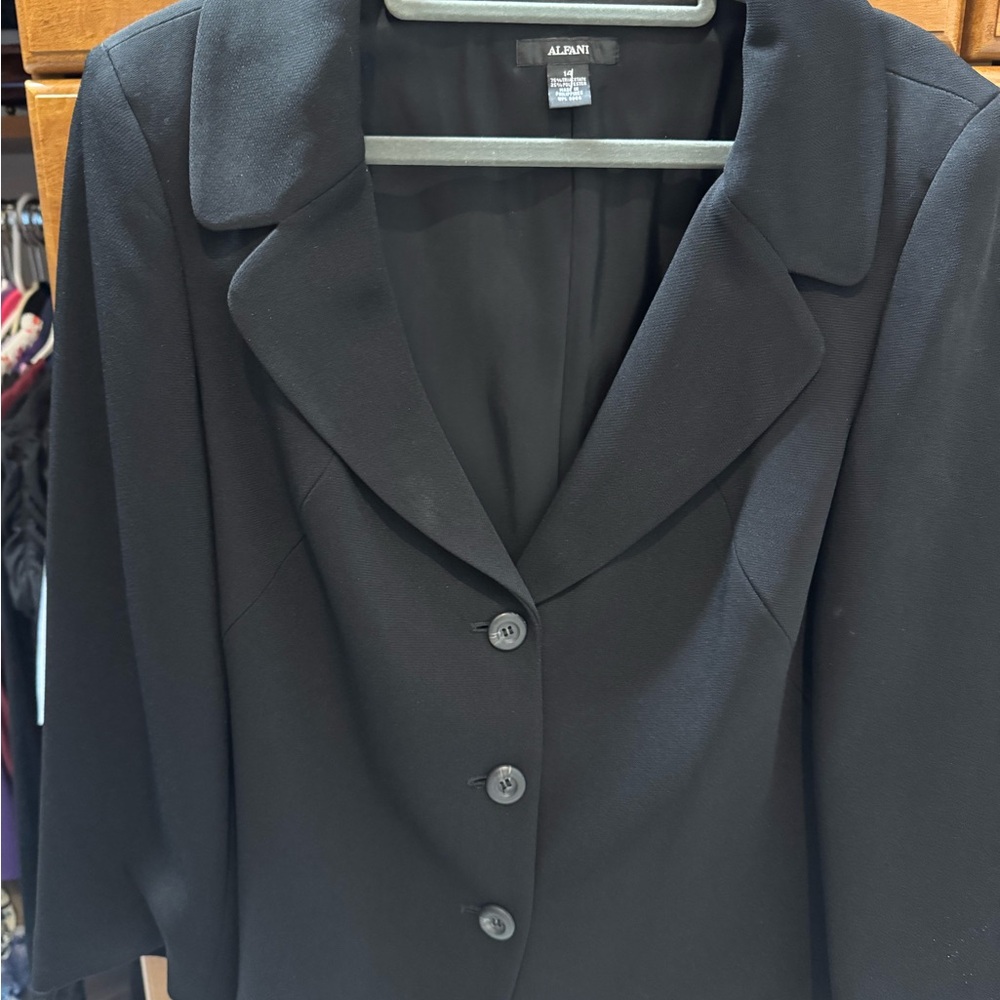 Alfani Women's Elegant Black Suit Jacket